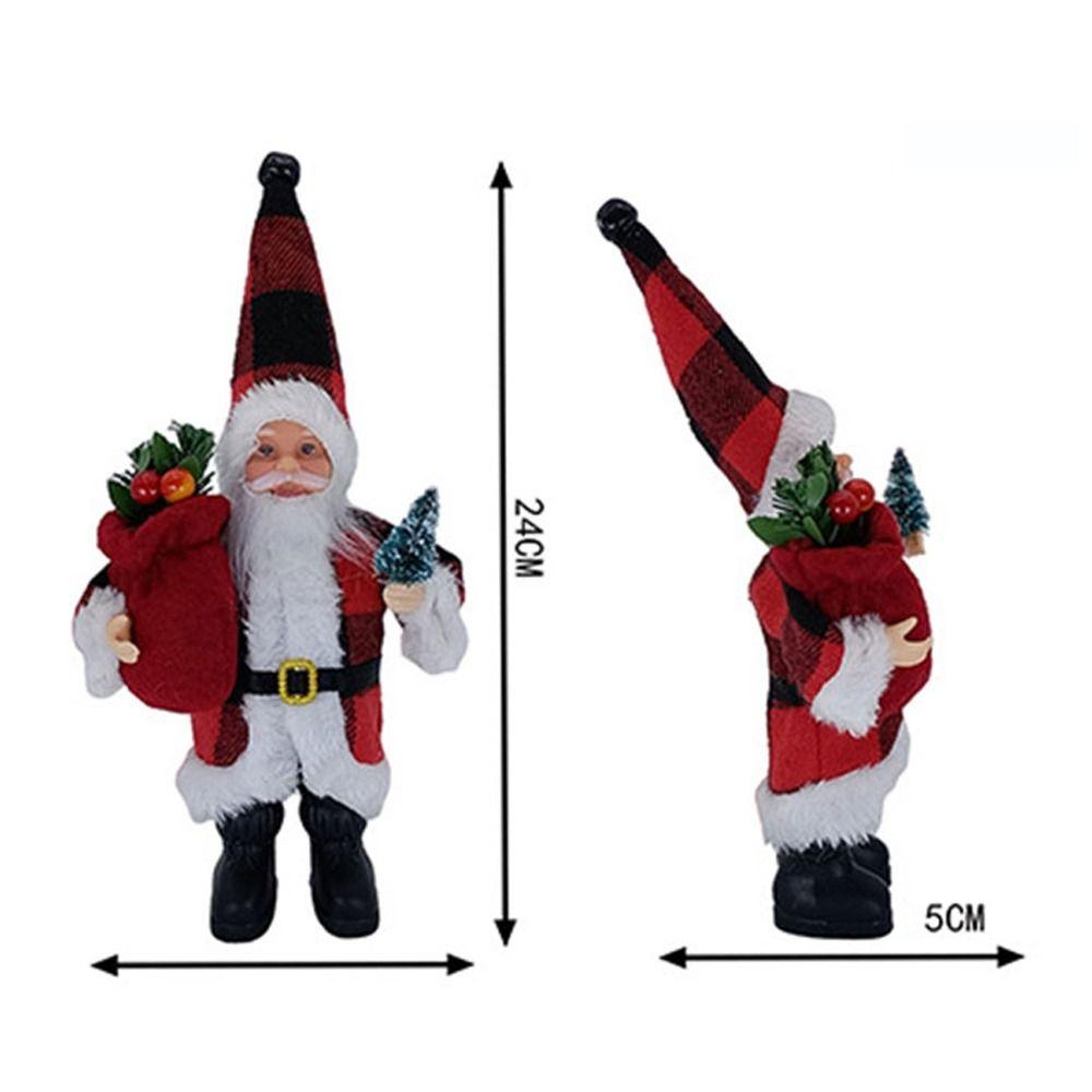 Craft Festival Party Supplies Hanging Pendants Standing Santa Claus Xmas Tree Oranments Christmas Decoration