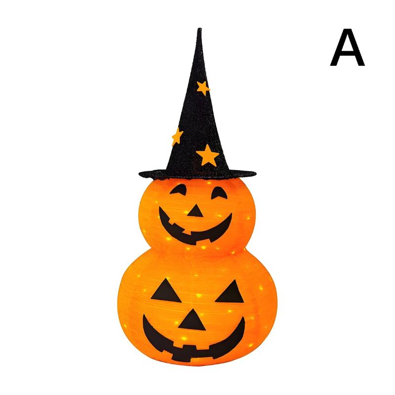 

Halloween Pumpkin Decorations Collapsible Jack-O-Lantern Pumpkin Lights For Indoor Outdoor Home, Party, Yard, Porch Decorations