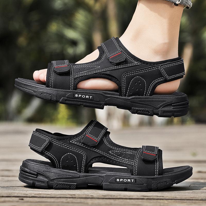 Beach Shoes Men's Sandals Shoes for Men Indoor and Outdoor Wear-resistant Soft and Comfortable Non-slip Thick Bottom Fashion