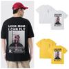 Travis Scott Look Mom I Can Fly Band Character Print Tshirt Cactus Short Sleeve For Men And Women Pure Cotton Short Sleeve