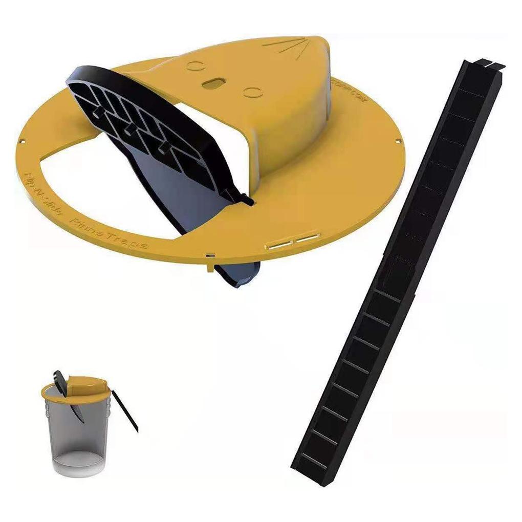 Mouse Trap Flip Mousetrap Catcher N Slide Bucket Lid Mouse Rat Trap With Ladder