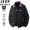 JEEP SPIRIT Men's Casual Loose-Fit Lapel Jacket