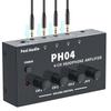 Fosi Audio PH04 Kopfhörer Stereo Audio Metall Tragbar Kopfhörer Buchse AUX Geeignet für Verwendung Bietet 4-Kanal-Verstärker, Verstärker, Gehäuse,