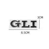 AABIO1 3D Metal Letters GLI Logo Rear Trunk Emblem Badge Car Decal For GTI Volkswagen VW Jetta Passat Virtus Golf Stickers