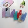 For Korea for Samsung S24ultra Mobile Phone Case Glue Glitter Sequin S25plus Soft Case A16 Fashion S23