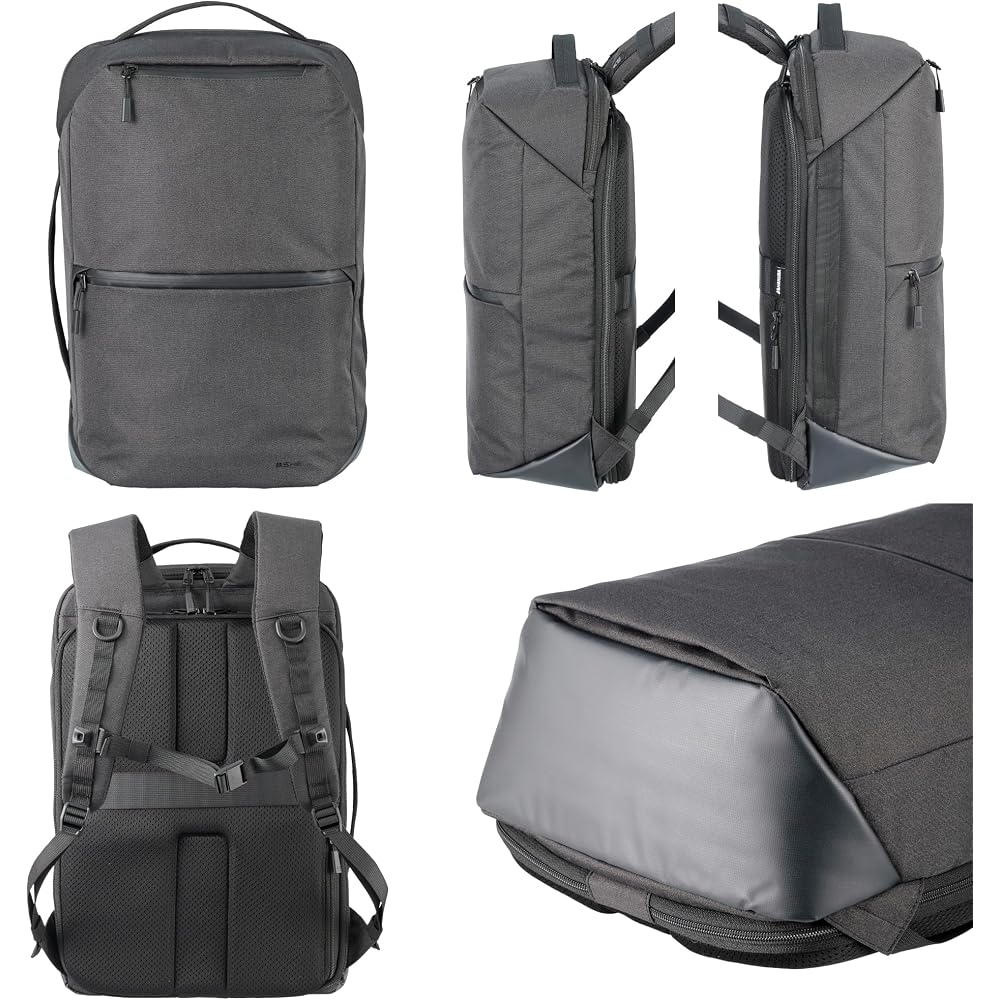 HAKUBA Camera Bag Plus Shell City Zip Backpack 15 G05 AZ Black Camera Backpack Business Bag Rear Access 2 Compartments Everyday Use AMZSP-CT5ZBP15B 49
