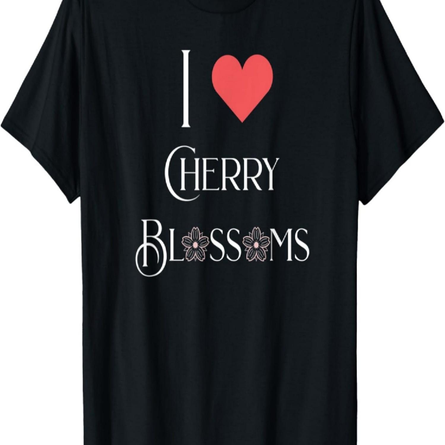 I Love Cherry Blossoms T-Shirt S