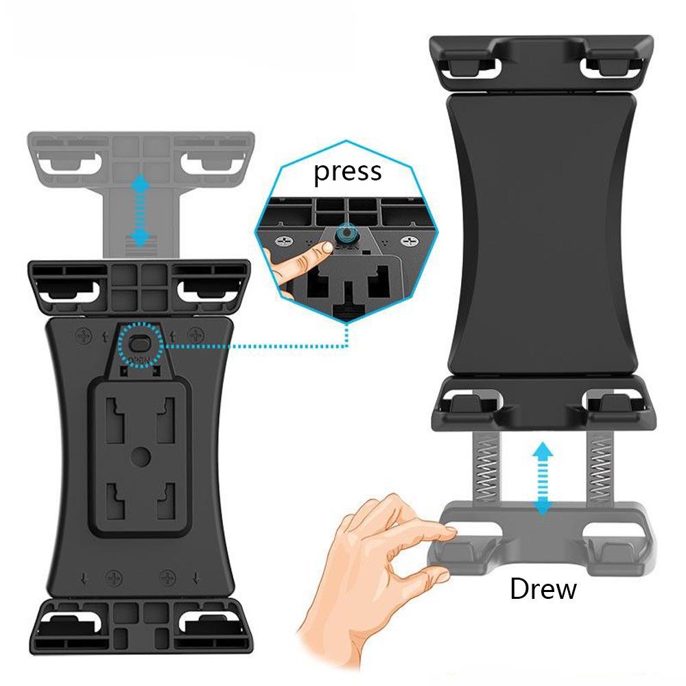 Universal Large Screen Car Phone & Tablet Holder with Suction Cup for Dashboard 