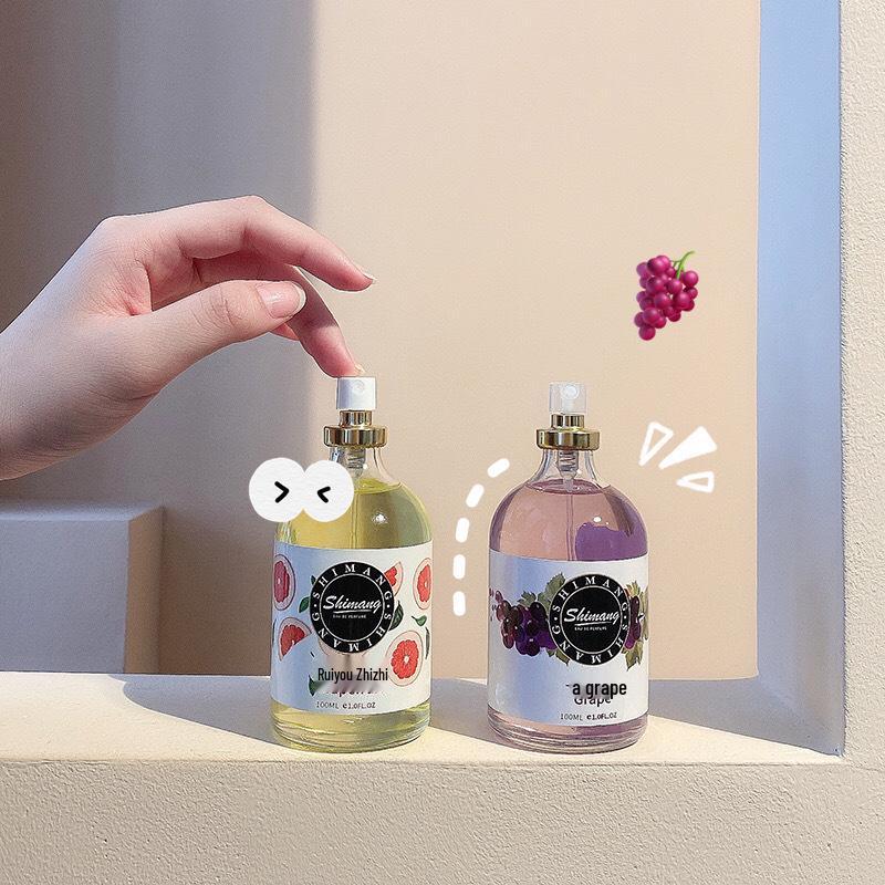 Shi Mang Grape & Peach Eau De Toilette for Women - Long-Lasting, Fresh, Gourmand Scent, 100ml - TikTok Trend.