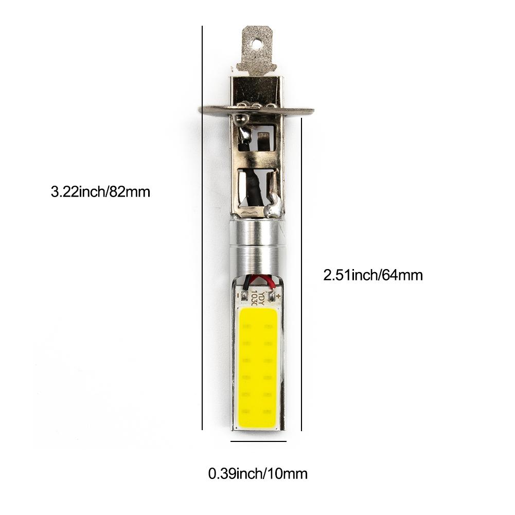 Ultra White H1 LED Headlight High Low Beam Light Bulbs Vehicle Lamp Fog Light Bulbs Car Lights Accessories Parts 100W