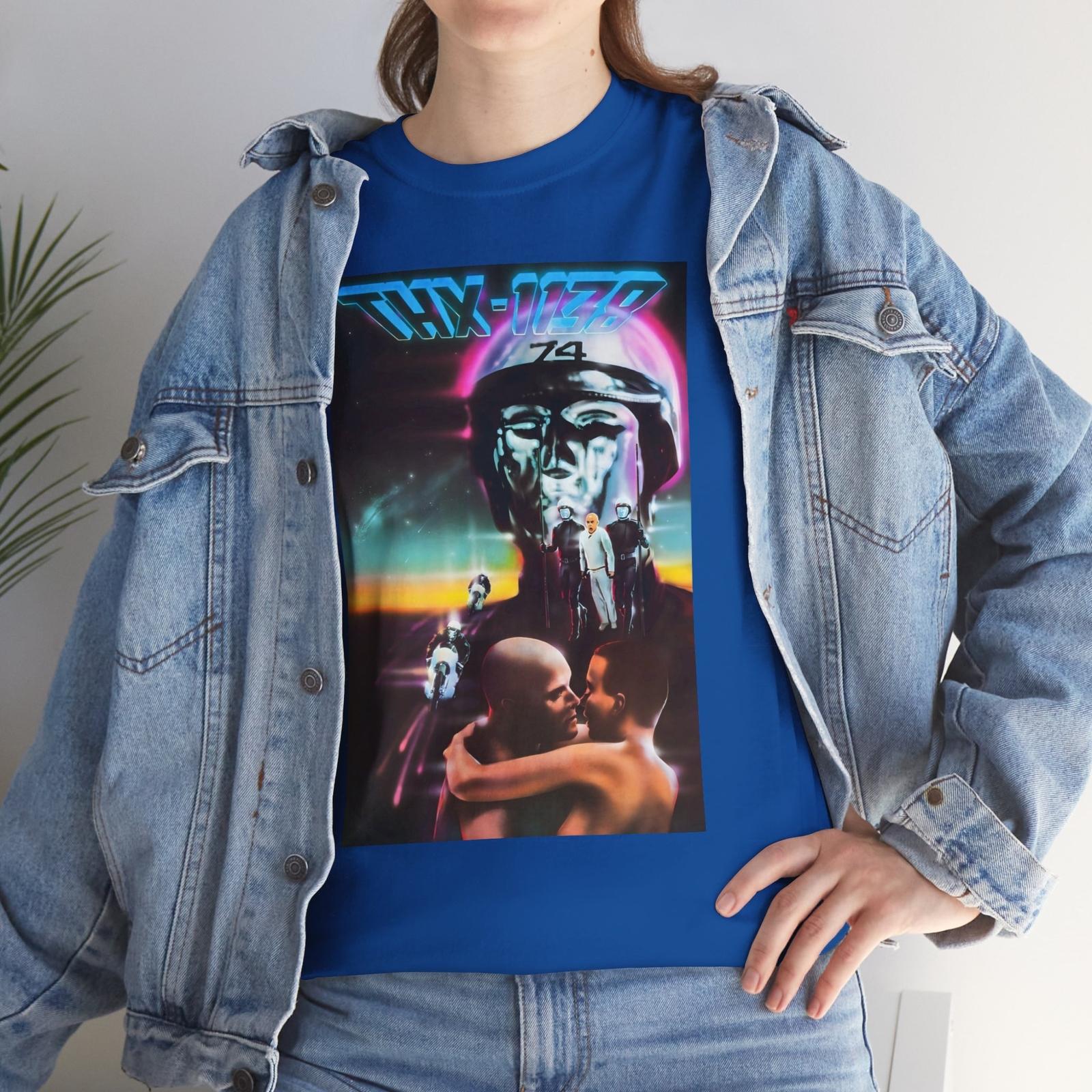 THX 1138 (1971) T-Shirt Mens Womens Tees Top Science Fiction Sci-Fi Dystopian Robert Duvall 3XL