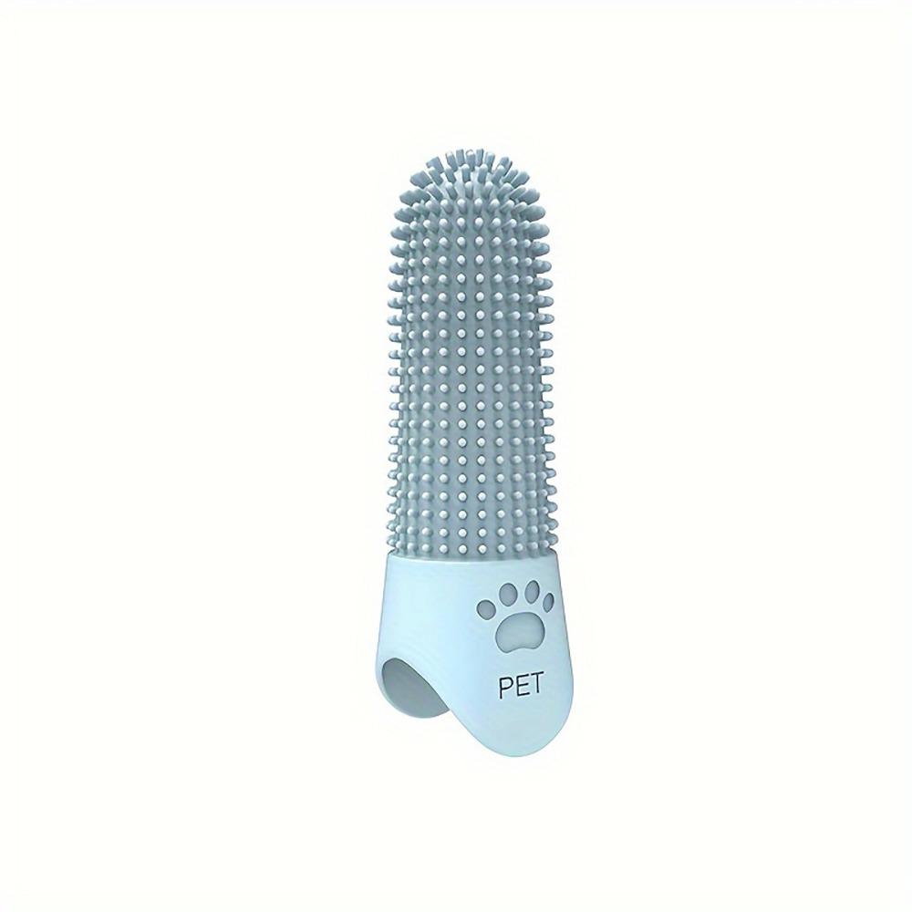 1Pcs 360° Finger Toothbrush Soft Tooth Cleaning Tool Durable Pet Finger Brush  for All Breeds