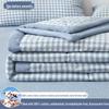 Inside and Out All-Cotton Quilt - 100% Pure Xinjiang Cotton Summer Air Conditioner Quilt for Single or Double Person