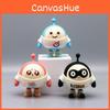 Egg Party Game Character Model Dolls Set With Fun Style For Playroom And Office Decor