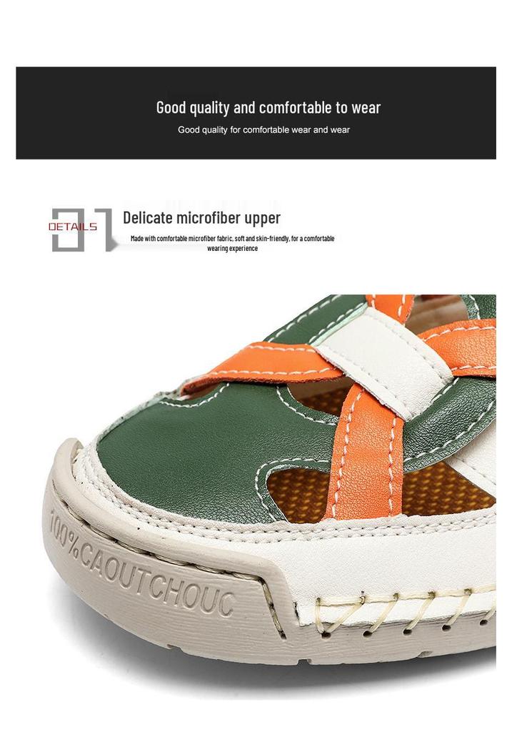 Lichte Dames Zomer Sandalen Anti-slip 2025 - Romeins Plat Geweven, Zachte Zool, Perfect voor Strand en Studenten