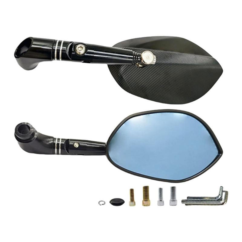 Unique Maple  Shaped Motorcycle Side Mirrors Adjustable Motorcycle Rearview Mirrors Upgrades Motorcycle Accessories 1