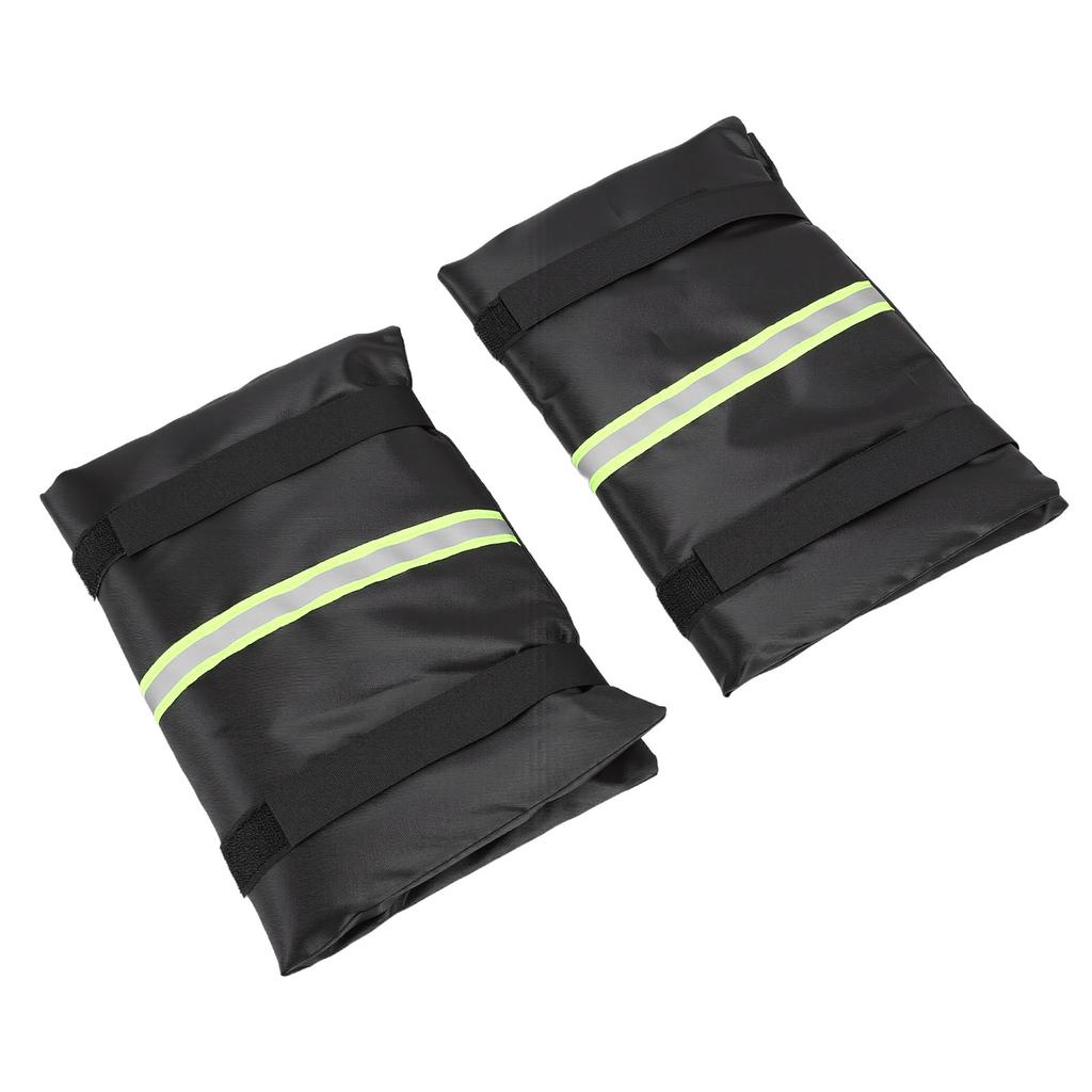 2pcs Faucet Covers Reusable Water Proof Anti Freeze Hose Bib Insulation Covers with Reflective Strips for Winter Outdoor