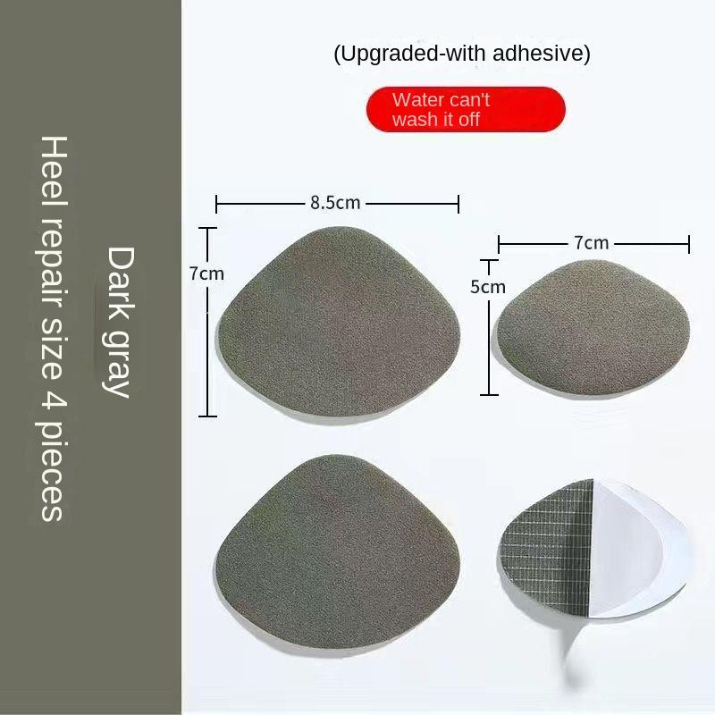 Fashion 4/6 Pcs Sports Shoes Patches Vamp Repair Shoe Insoles Patch Sneakers Heel Protector Adhesive Patch Repair Shoes Heel Foot Care