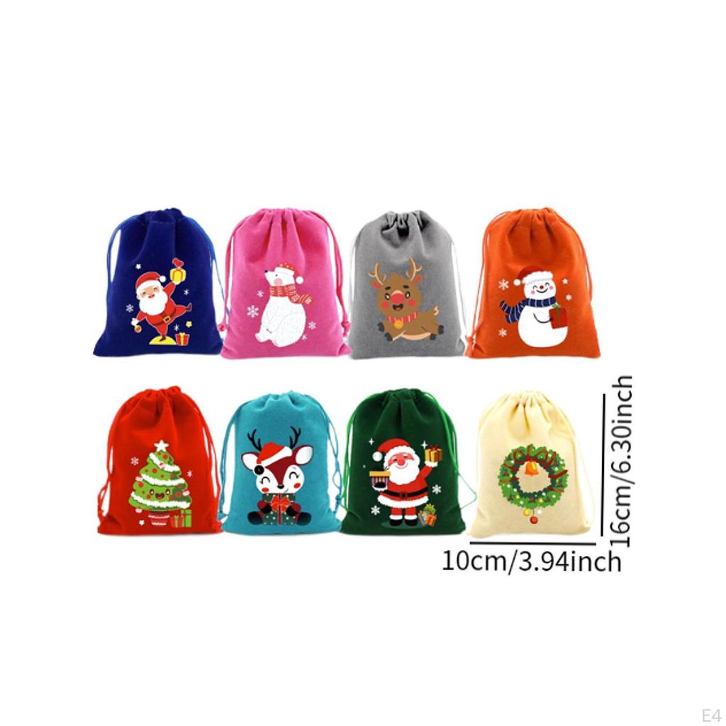 50Pcs Weihnachten Geschenk Wrap Taschen Säcke Mehrzweck Zubehör für Verpackung Party Favors mit