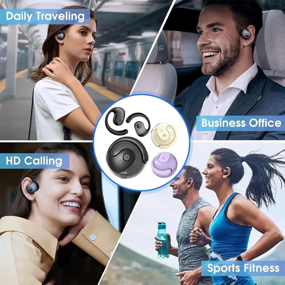 144-Language AI Translator Headphones Bluetooth 5.3 Wireless IPX7 Waterproof Real-Time Two-Way Translation for Global Business