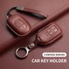 Leather Car Key Case Cover for Honda Odyssey Xrv Civic HR-V Crv Accord Integra Durable Car Key Fob Shell Decorative Accessories