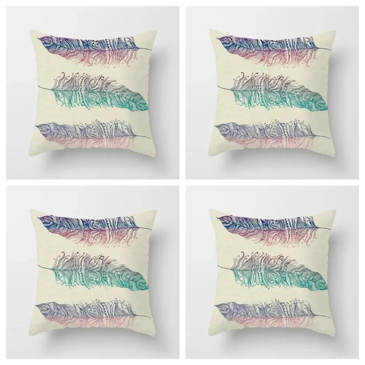 

- Домашний декор Наволочка в стиле бохо Спальня Гостиная Чехол на подушку для дивана x x дюймов 66x66cm