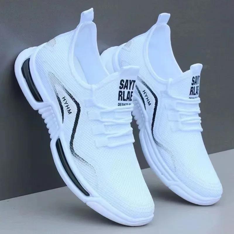 Herrenschuhe, modische Slip-On-Sneakers, sportliche Laufschuhe für Männer, atmungsaktive Fitnesstrainingsschuhe, Walking-Tennisschuhe, rutschfeste Workout-Flats