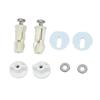 Upgrades Toilet Seat Hinge Bolts Toilet Seat Fastener Quick Fix Screws Replacement Set for Stable & Secure Installation