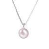 Sterling Silver Freshwater Pearl Necklace - Elegant, Versatile, and Fashionable Women's Jewelry