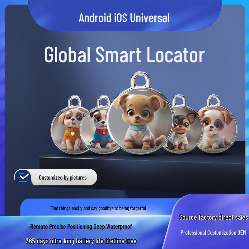 Bluetooth GPS Tracker Airtag: Anti-Loss Device for Apple & Android, Perfect for Pets