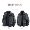 Beidseitig tragbare lässige Herrenjacke M-5XL Arbeitskleidung Trendige leichte Winterjacke Lockere Passform Stormtrooper Dickes Fleece Warm Wendemantel