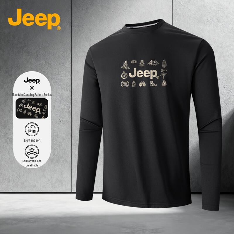 

JEEP Men s Quick-Dry Casual Long Sleeve T-Shirt XL