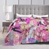Kpop PLAVE Caligo pt  Blanket  Camping Flannel Throw Blanket For Outdoor Super Soft Customized Quality Bedspread Gift