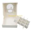 F26C 12Pcs Christmas Treat Boxes 12 Slot Chocolate Gift Box Cookie Candy Box Recycled Paper Packaging Box Christmas Supplies