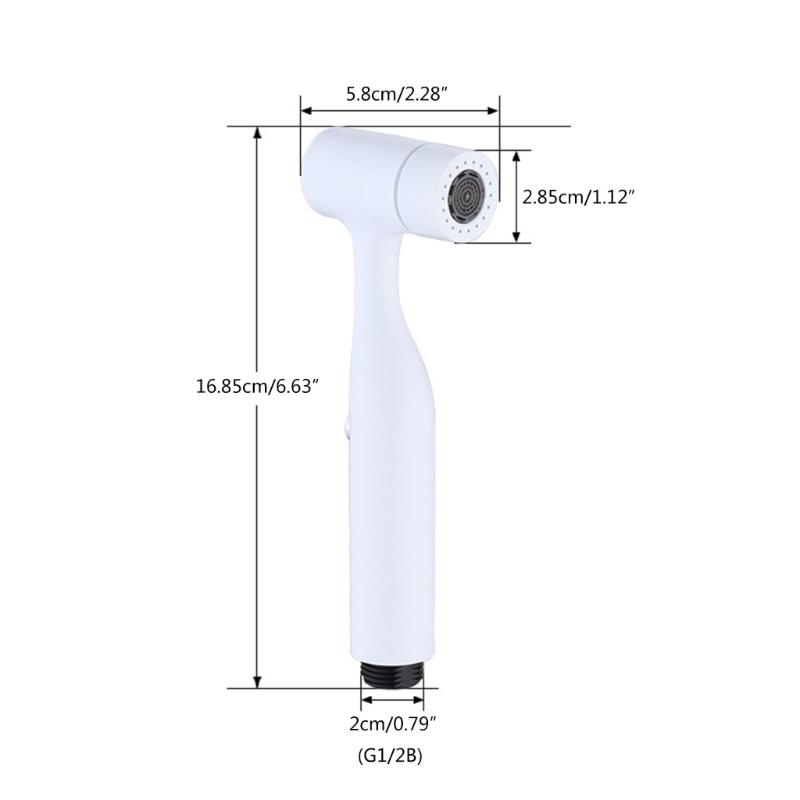 Ergonomischer Toilettenaufsatz Einfach zu bedienender Handheld-Toilettenreiniger Waschanlage für Frauen Mehrzweck-Verchromung