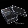 Transparent Metal Lock Box for Two Decks of Playing Cards, 98x72x46