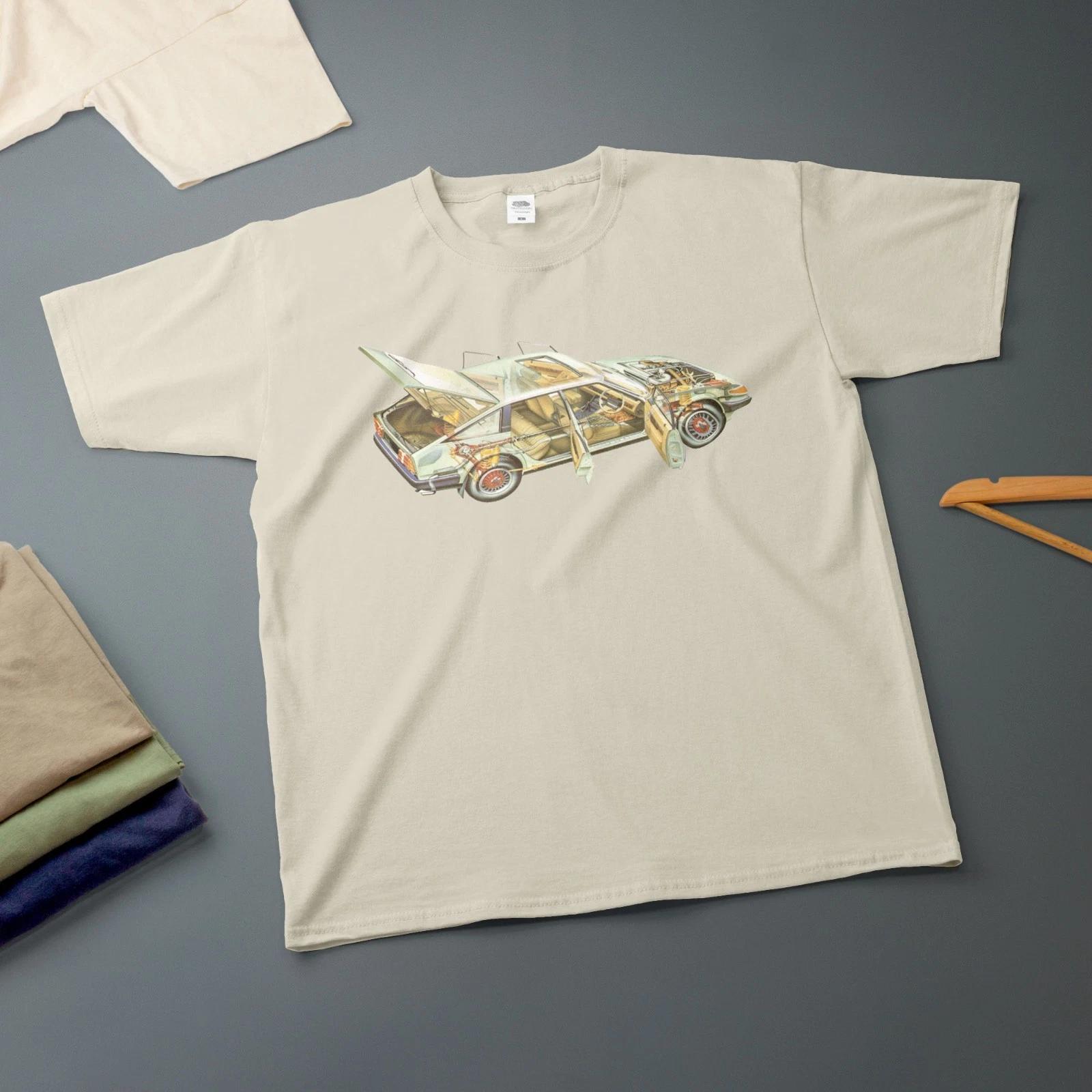 Rover SD1 T-Shirt Technical Diagram Classic British Car LICENCED PRODUCT M