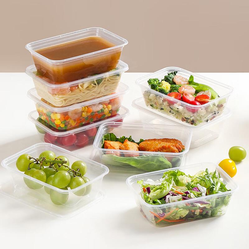 BJ Disposable Microwave & Freezer Safe Leak-Proof Food Containers
