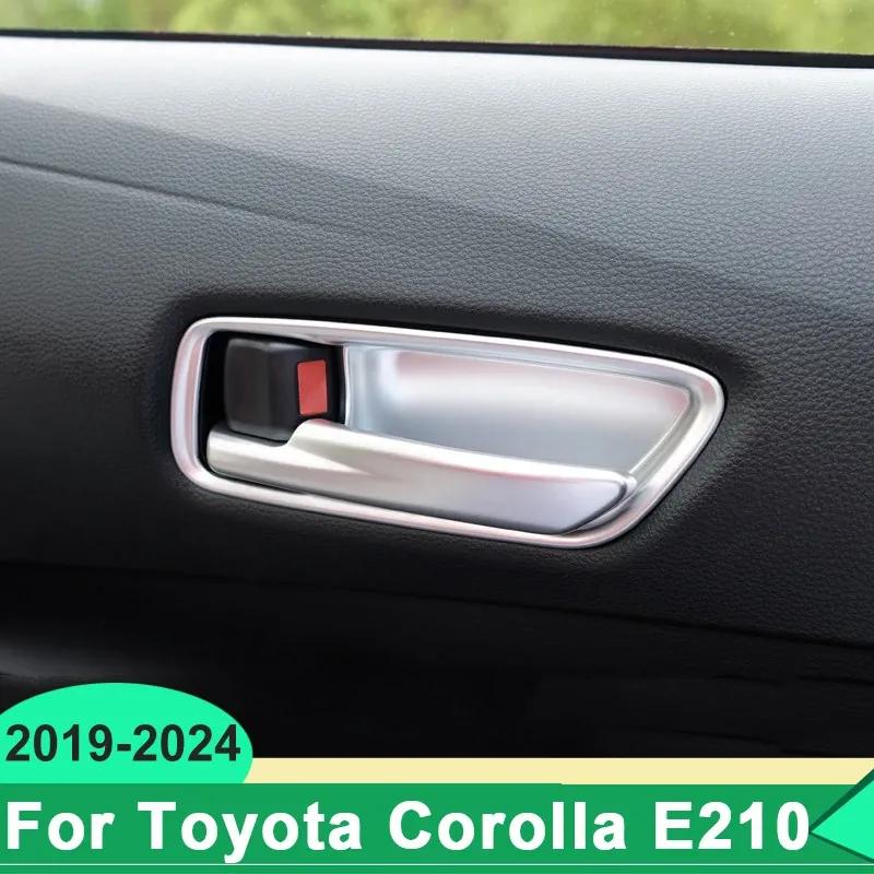For Toyota Corolla E210      2024 ABS Car Inner Door Handle Bowl Trim Sticker Decoration Cover Accessories