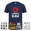 I Shoot Raw T Shirt Camera Unisexs Cotton Short Sleeve Photography Tshirt Funny Cool Top Tees
