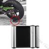Black Motorcycle Universal Chain Clean Roller Ramp Lift Tire Cleaning Stand Tire Wash Bracket Portable For KTM YAMAHA HONDA