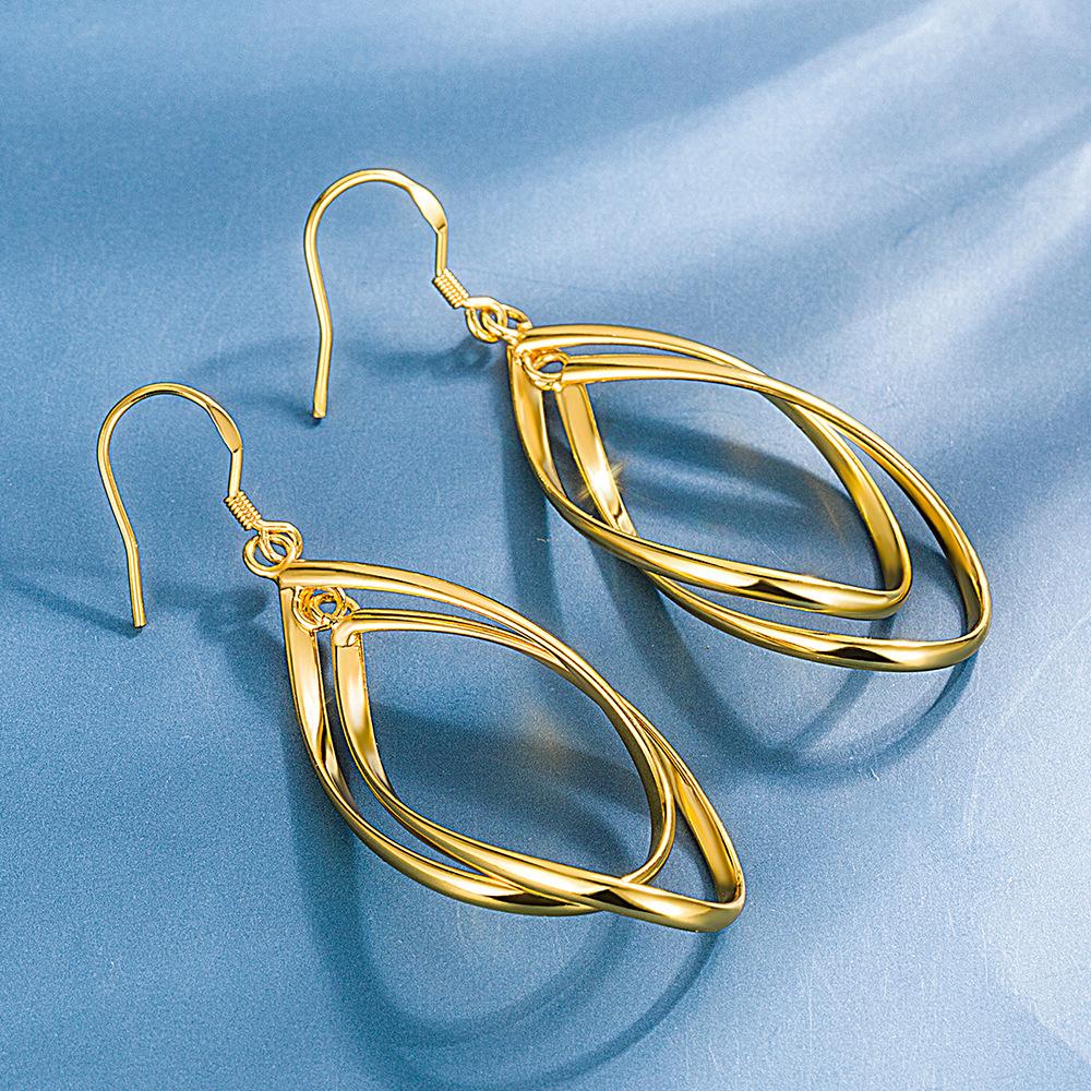 Корейский стиль элегантные высококачественные серьги-капли для похудения хипстерская мода соответствие