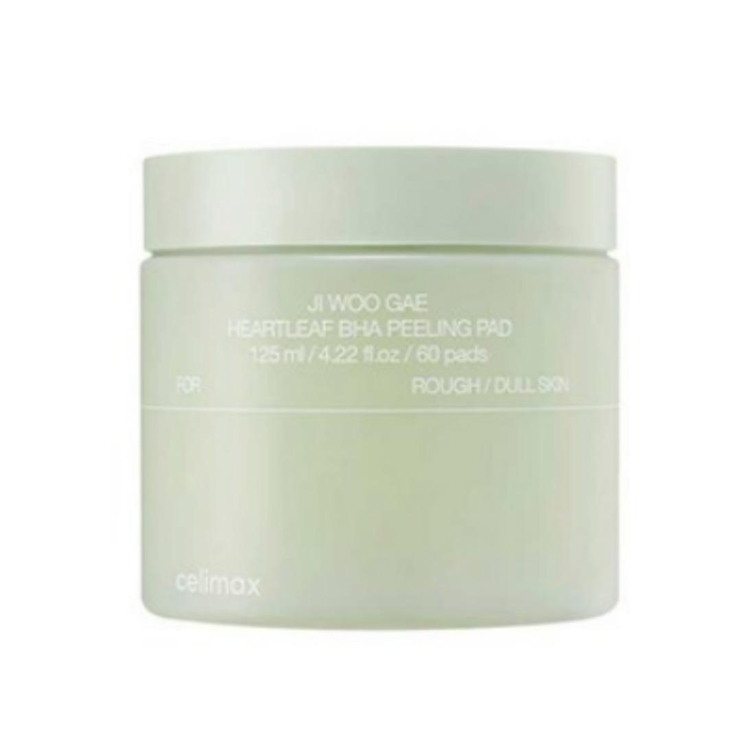 

CELIMAX JI WOO GAE Пилинг-пэды с BHA и экстрактом хауттюйнии сердцелистной 60 шт.