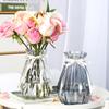 European-Style Hydroponic Pothos Vase with Dried Flowers for Living Room Decor