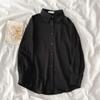 KOSY Chiffon Shirt Women Classic Retro Korean Office Lady Elegant Oversized Casual Tops