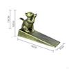 Iron Cartoon Door Stop No Animal AntiCollision for Indoor Bronze Puppy Solid Plug