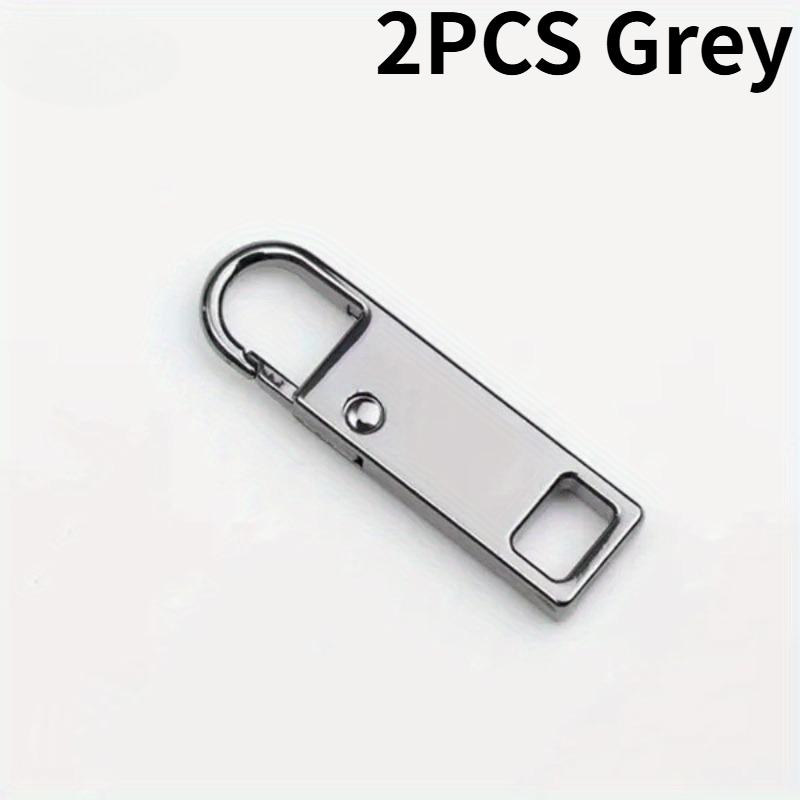 2pcs Detachable Zipper Pull, Replacement Zipper Accs For Jeans & Backpack, Sewing Tools.Replace Zipper Components