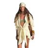 Shirt skirt European and American summer new vacation lazy solid color lace-up lapel hip shirt dress