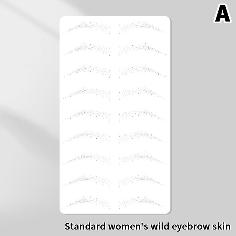 Semi-permanent Wild Line Eyebrow Tattoo Practice Skin Beginner Embroidery Silicone Simulated Brows Training Skin Tattoo Tool