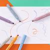 Large Capacity Triangular Morandi Macaron Highlighter Pen, Broad Tip for Students